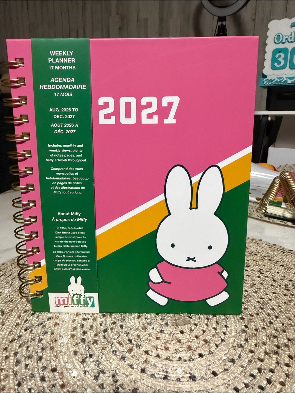 Miffy 2027 planner 17-month